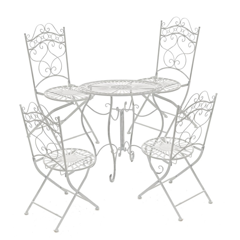Chaise Indra blanc antique
