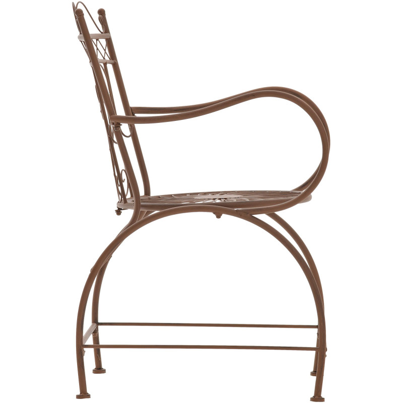 Chaise Sheela marron antique