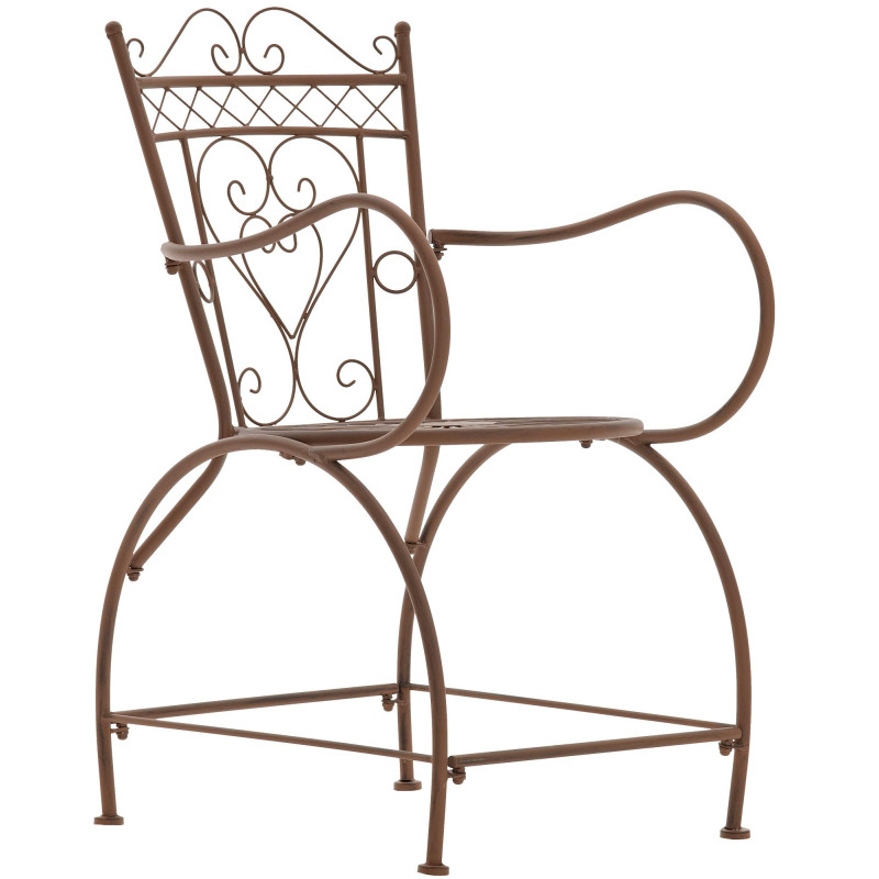 Chaise Sheela marron antique