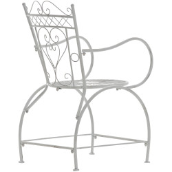 Chaise Sheela blanc antique