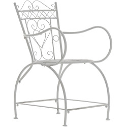 Chaise Sheela blanc antique