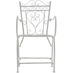 Chaise Sheela blanc antique