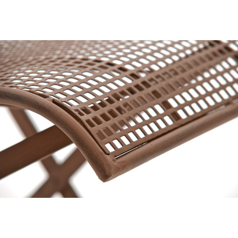 Chaise Kiran marron antique