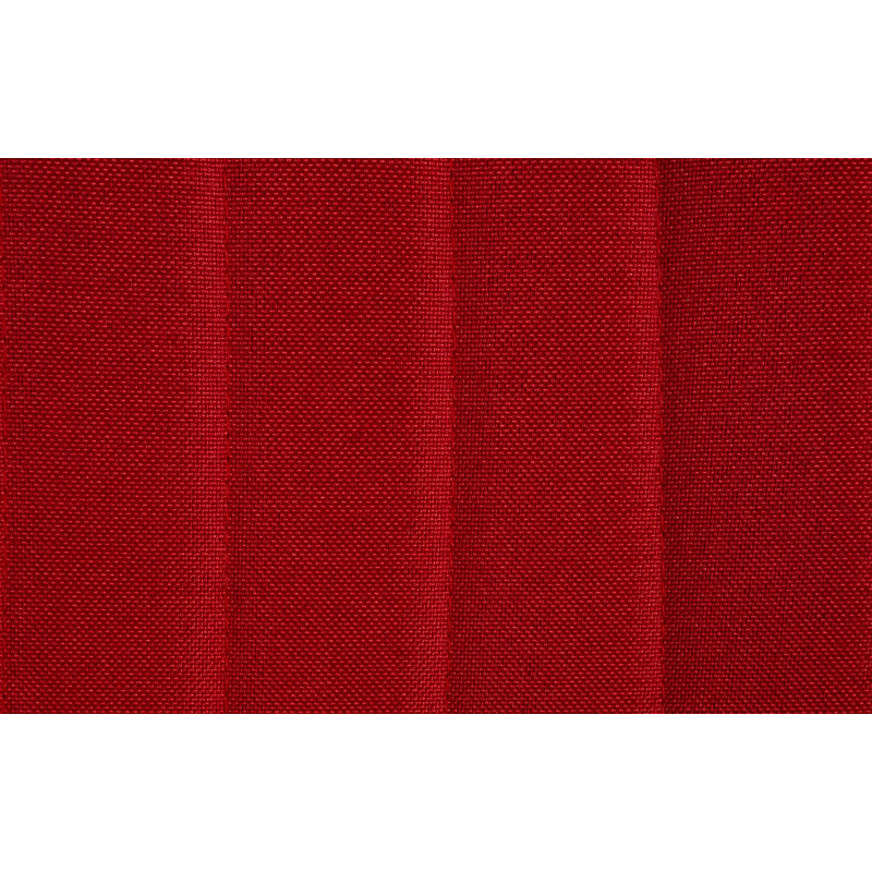 Ensemble de 2 tabourets de bar Toni, en tissu, blanc/rouge