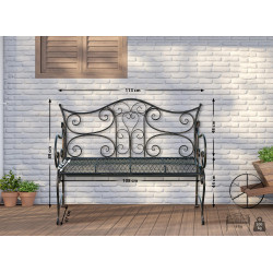 Banc de jardin Tara bronze