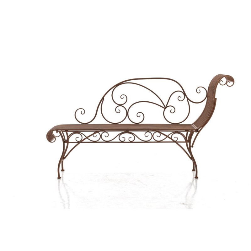 Banc de jardin Karma marron antique