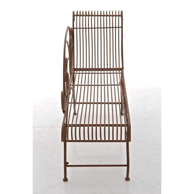 Banc de jardin Karma marron antique