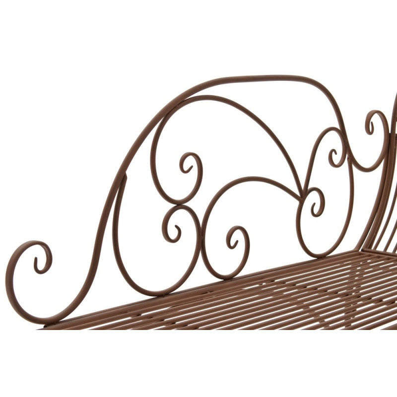 Banc de jardin Karma marron antique