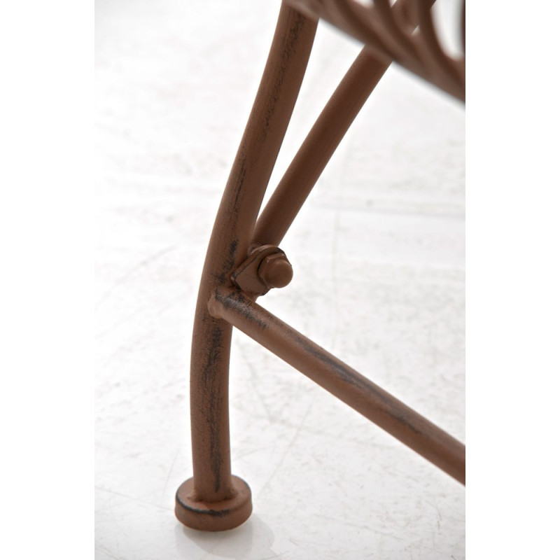 Banc de jardin Karma marron antique