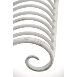 Banc de jardin Karma blanc antique