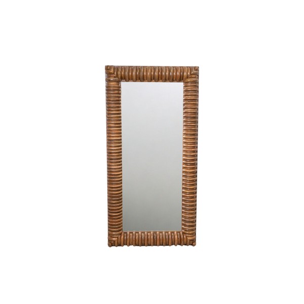 Miroir mural Romimex Naturel Bois de manguier 153 x 76 x 9 cm