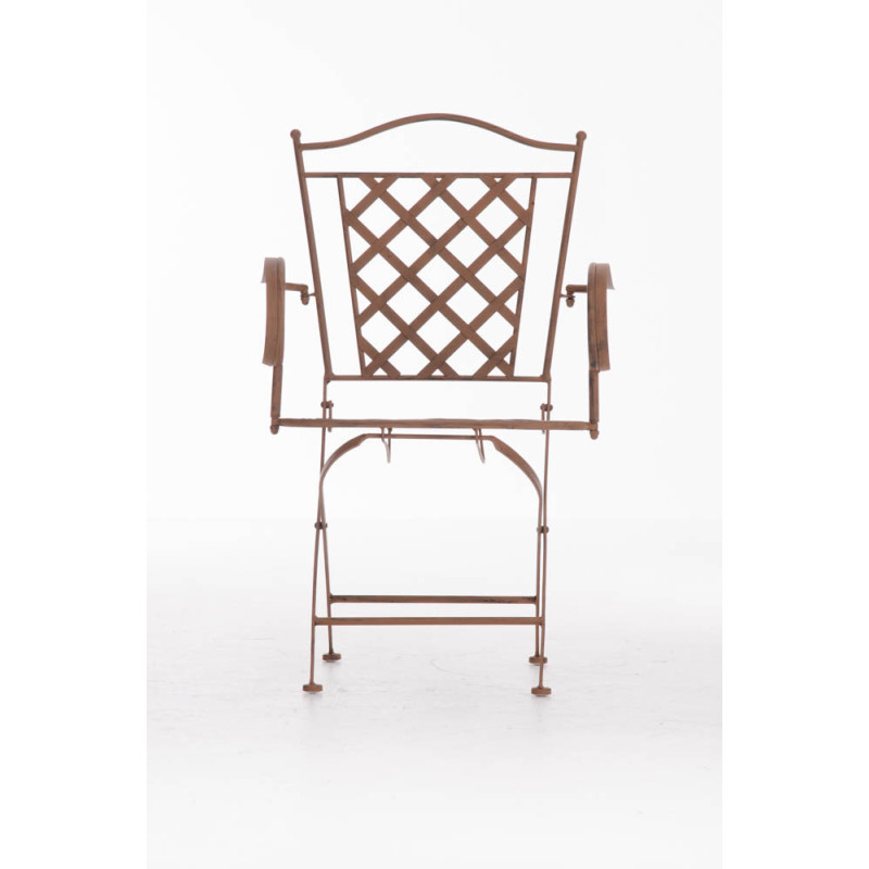 Chaise Adara marron antique