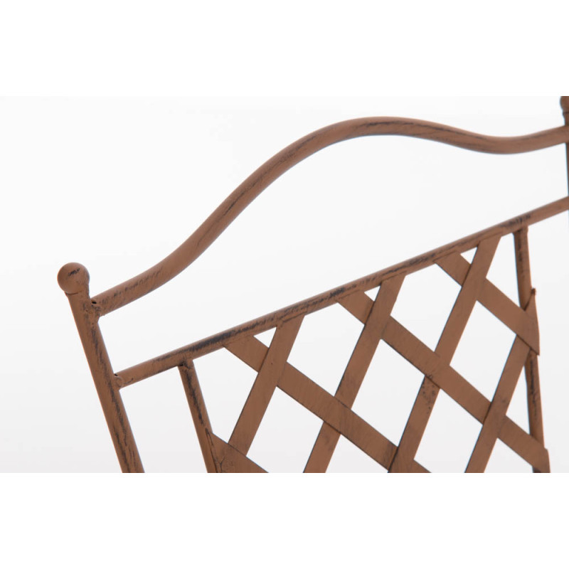 Chaise Adara marron antique