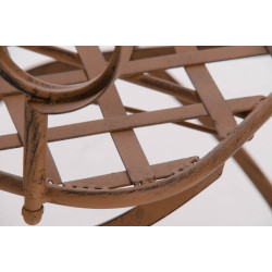 Chaise Adara marron antique