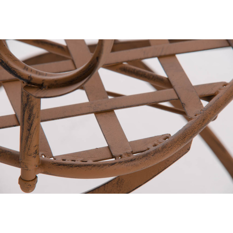 Chaise Adara marron antique