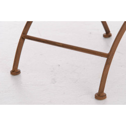 Chaise Adara marron antique