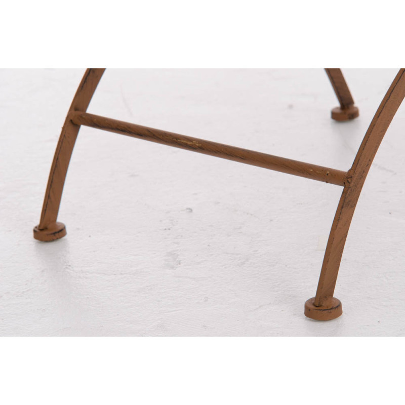 Chaise Adara marron antique