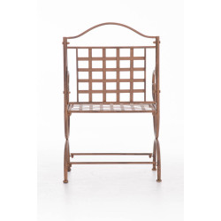 Chaise Lotta marron antique