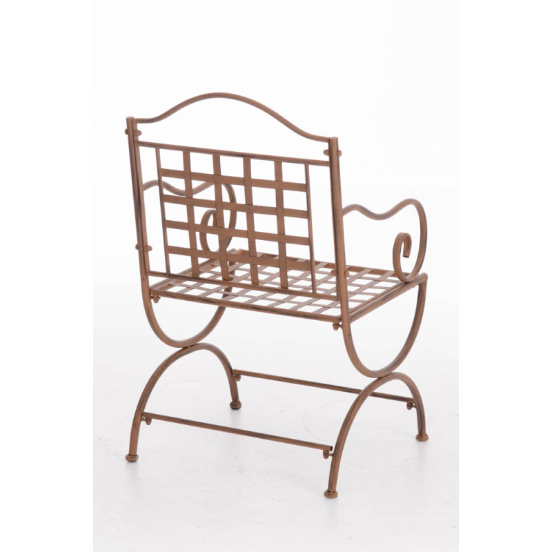 Chaise Lotta marron antique