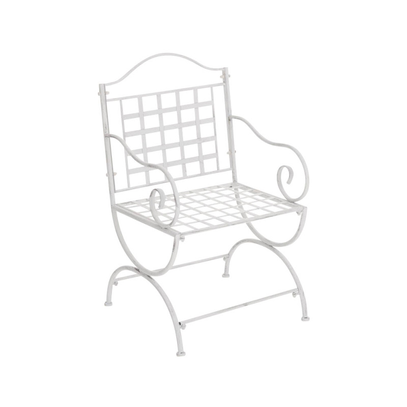 Chaise Lotta blanc antique