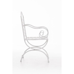 Chaise Lotta blanc antique
