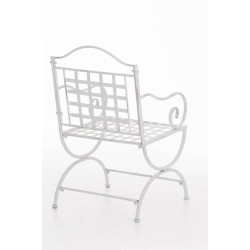 Chaise Lotta blanc antique