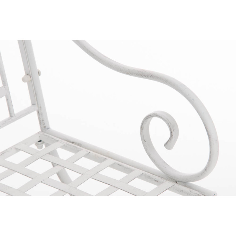 Chaise Lotta blanc antique
