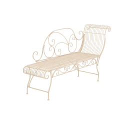 Banc de jardin Karma crème...