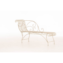 Banc de jardin Karma crème antique