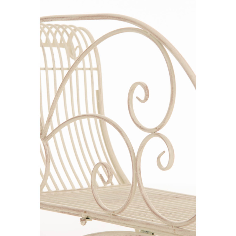 Banc de jardin Karma crème antique