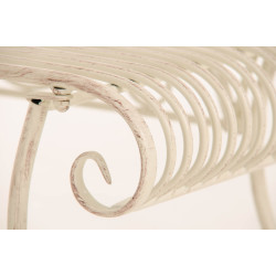 Banc de jardin Karma crème antique