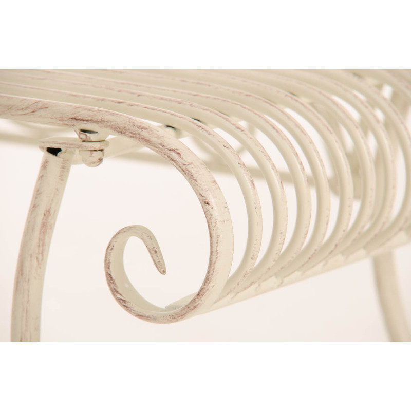 Banc de jardin Karma crème antique
