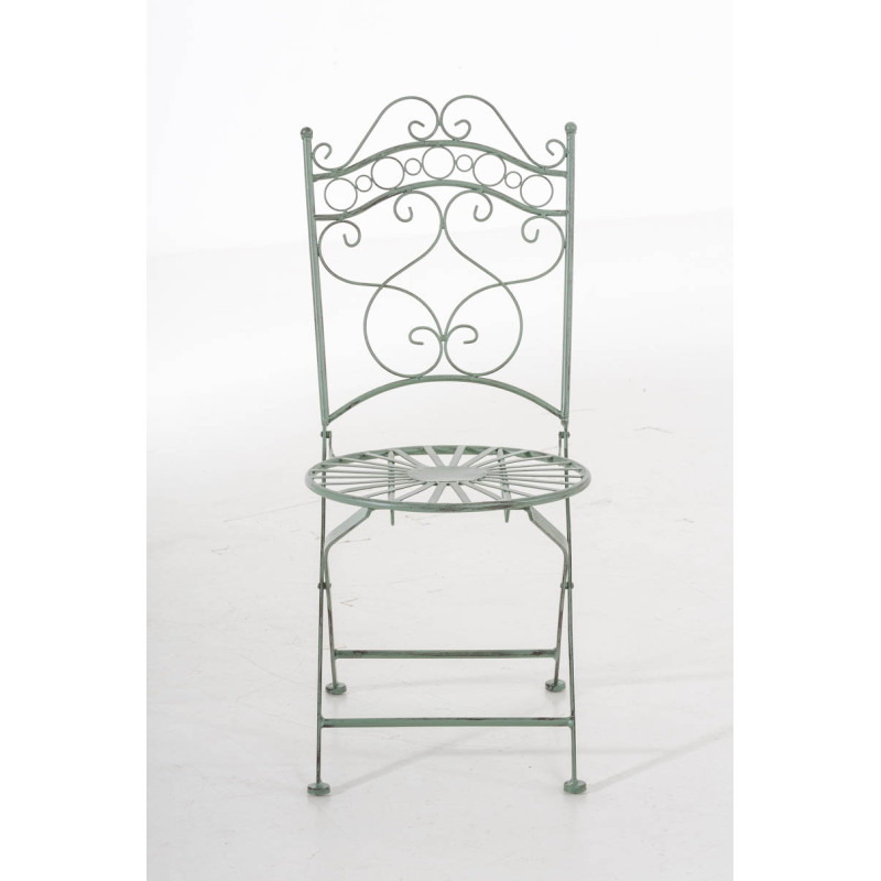 Chaise Indra vert antique
