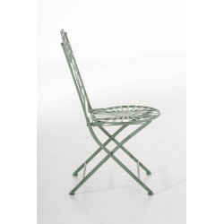 Chaise Indra vert antique