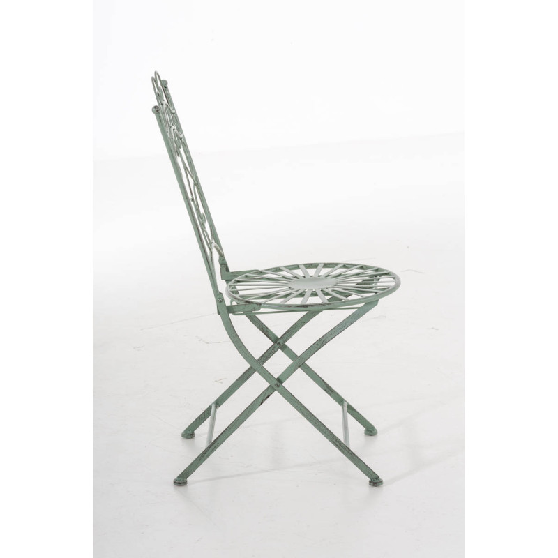 Chaise Indra vert antique