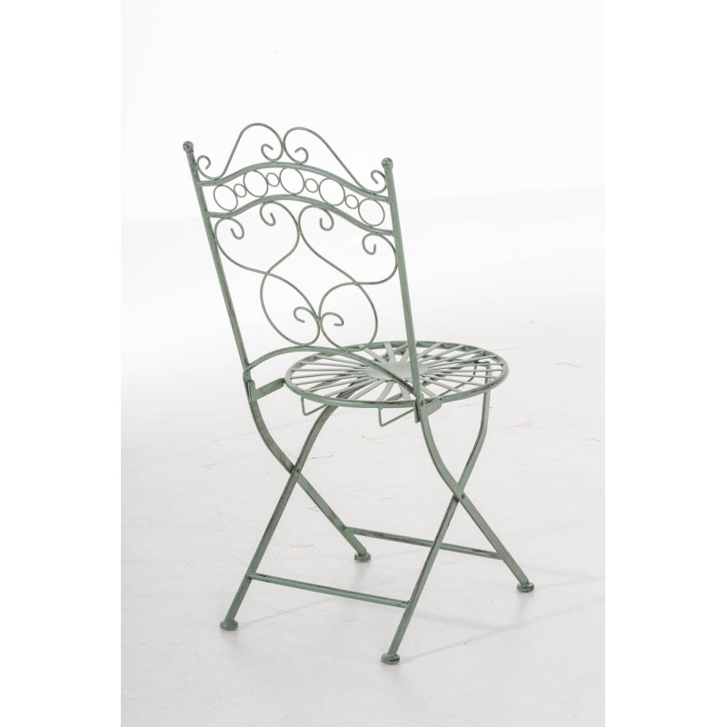 Chaise Indra vert antique