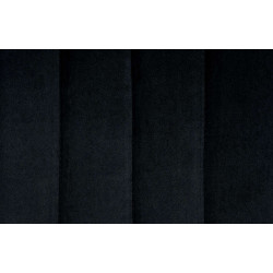 Lot de 2 tabourets de bar Toni en velours noir