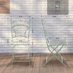 Chaise de jardin Adelar...