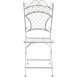 Chaise de jardin Adelar vert antique