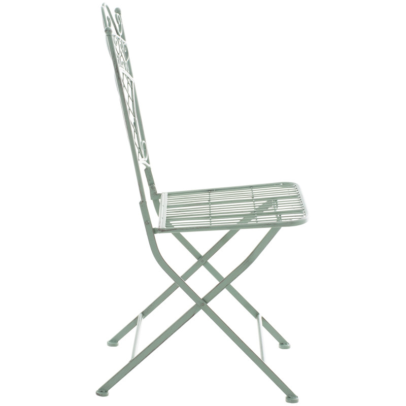 Chaise de jardin Adelar vert antique