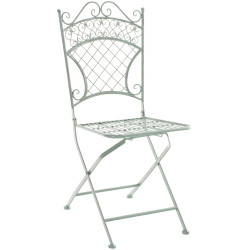 Chaise de jardin Adelar vert antique