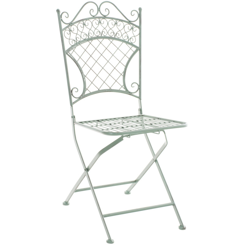 Chaise de jardin Adelar vert antique
