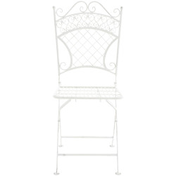 Chaise de jardin Adelar blanc