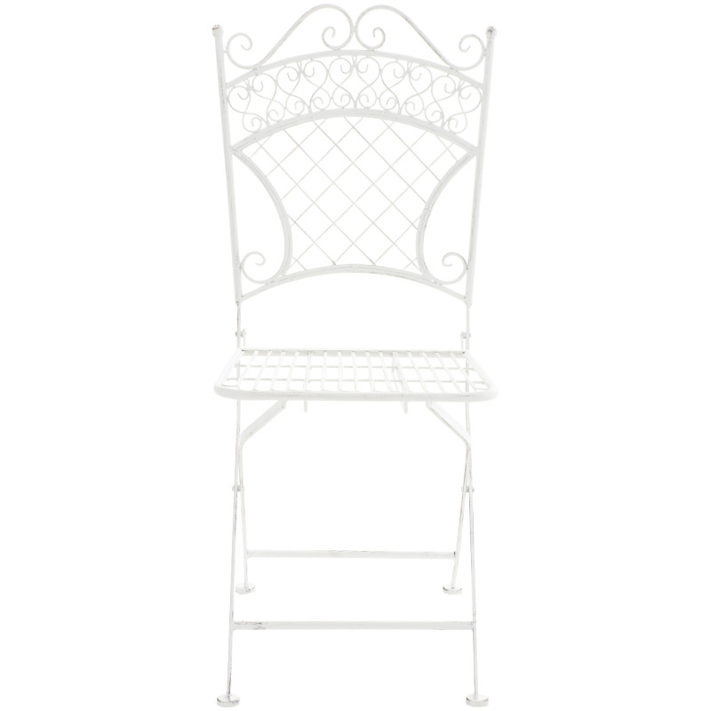 Chaise de jardin Adelar blanc