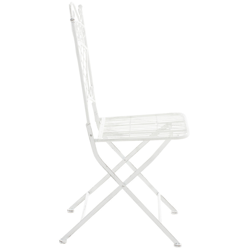 Chaise de jardin Adelar blanc