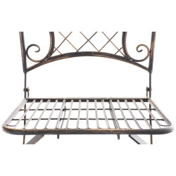 Chaise de jardin Adelar bronze