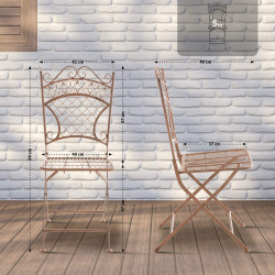 Chaise de jardin Adelar...
