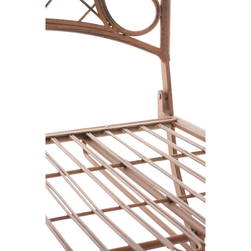 Chaise de jardin Adelar marron antique
