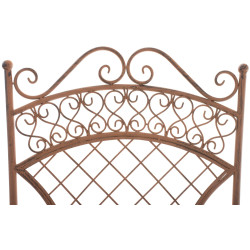 Chaise de jardin Adelar marron antique