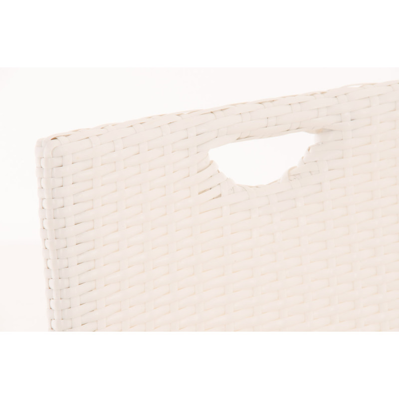 Tabouret de bar Mari blanc crème blanc